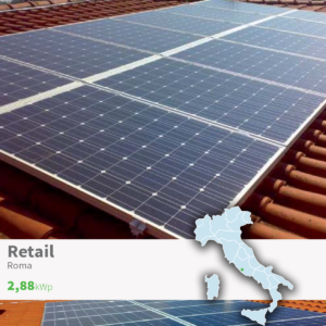 Gaia Energy Impianto Fotovoltaico Retail Roma